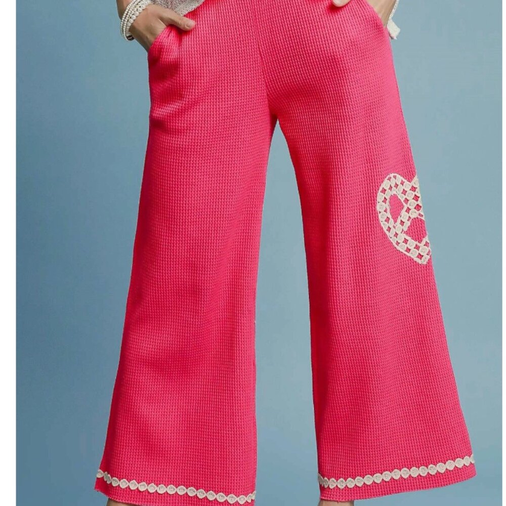 241.Womens Waffle Knit Top & Pants Set - Picture 3 of 3